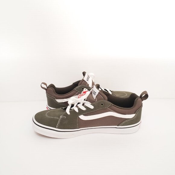 YOUTH'S VANS OFF THE WALL OLIVE GREEN OLD SKOOL SKATEBOARD SHOES - HAML14 - Picture 5 of 8